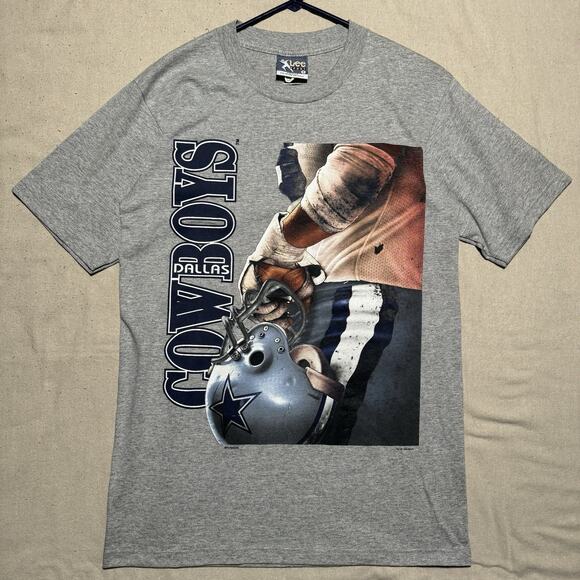 Nutmeg Other - Vintage 1996 Nutmeg Lee Sports Dallas Cowboys NFL Graphic T-Shirt Aikman Size M
